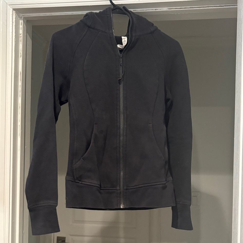 Women’s Black Zip-Up Hoodie Jacket